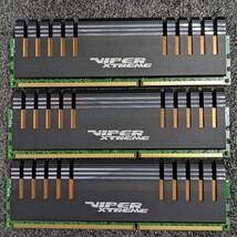 【中古】DDR3メモリ 12GB(4GB3枚組) PATRIOT VIPER XTREME PX7312G2000ELK [DDR3-2000 PC3-16000 ※実質DDR3-1866 PC3-14900]_画像1