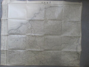 古地図　寶立山（宝立山）5万分の1地形図◆大正元年◆石川県、能登半島
