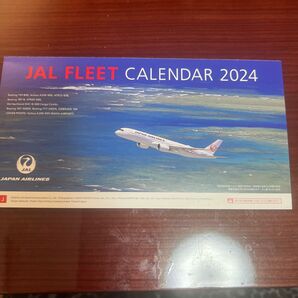 JAL 卓上カレンダー FLEET カレンダー CALENDER 飛行機