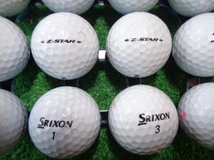 [MSR254] 【マジック】 B級 スリクソン ゼットスター 21年 SRIXON Z・STAR 20球 ロストボール 【中古】