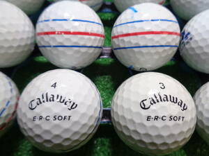 [MCW474] 【マジック】 B級 キャロウェイ Callaway E・R・C SOFT 三本線 20球 ロストボール【中古】