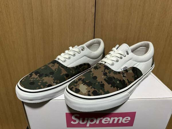 送料無料 正規 Vans Era Supreme x CDG 27.5cm Digi Camo green COMME des GARCONS SHIRT ヴァンズ バンズ エラ VN-0VFB9QS