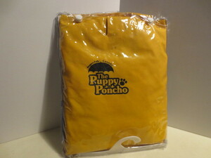 ゆうパケット発送 海外製　the puppy poncho　犬用レインコート　２０－２２インチ　Lサイズ　未使用品