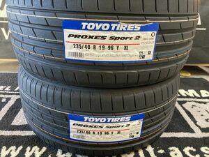 ◆新品! 即納 2本Set 235/40R19 235/40-19 TOYOプロクセススポーツ2 レクサス GS RC IS マークX VW パサート ザ・ビートル アウディQ2