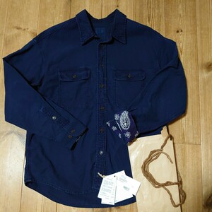 I.C.T VISVIM 2022年 LUMBER SHIRT サイズ2 DK.INDIGO 美品 バンダナ 泥染 藍染 シャツ ビズビム ヴィズヴィム 中村ヒロキ 天然染 送料込み