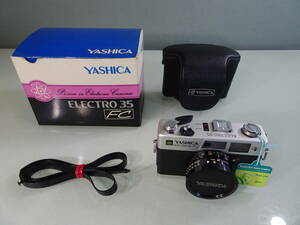 YASHICA/ヤシカ　ELECTRO35 FC　レンジファインダー　フィルム用カメラ　ソフトケース　元箱付　中古