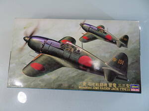 ハセガワ　1/48　日本海軍　局地戦闘機　雷電　三三型　三菱　J2M5　KitNo,JT136　プラモデル　美品