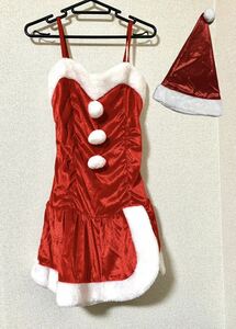 サンタクロース サンタコスプレ サンタ衣装 赤 可愛い 帽子付き インナーパンツ付き スカート オシャレ