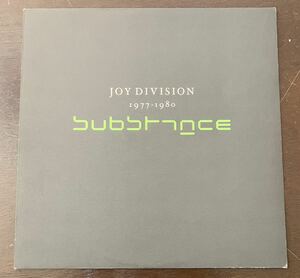 Joy Division Substance UK 盤 廃盤　ジョイディヴィジョン　LPレコード