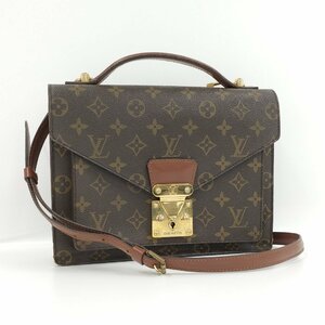 ●ルイヴィトン LOUIS VUITTON モンソー26 ショルダーバッグ モノグラム M51187[Jコレ]TA 52