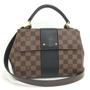 【中古】LOUIS VUITTON ボンドストリートBB 2WAY ハンドバッグ ダミエ エベヌ ノワール N41073