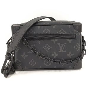 【中古】LOUIS VUITTON ミニ ソフトトランク ショルダーバッグ モノグラムエクリプス M44735