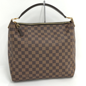 【中古】LOUIS VUITTON ポートベロー PM ショルダーバッグ ダミエ エベヌ N41184