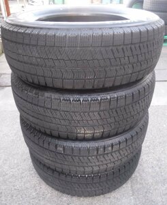 【K491】スタッドレスタイヤ4本 195/65R16 BRIDGESTONE ブリヂストン ブリザック VRX2 2019年 中古 ◆◆個人宅配達不可◆◆