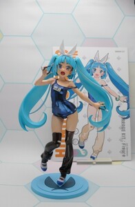 【塗装済み完成品 ガレージキット】 スク水ニパ子 グリズリーパンダ オリジナルガレージキット