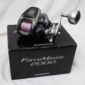 A☆シマノ SHIMANO フォースマスター 2000 Force Master 電動リール【通電確認済み】☆質屋・リサイクルマート宇部店☆