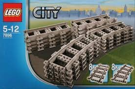 LEGO 7896　レゴブロック街シリーズCITYTOWNトレインレール廃盤品