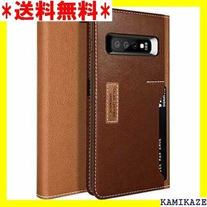 ☆大人気 OBLIQ Galaxy S10 Plus 対応 ケー プラス 対応 K3 Wallet ブラウン×バーガンディ 254