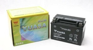 在庫有当日発送 充電済 台湾ユアサ バッテリー YTX9-BS スペイシー FTR250 GB250クラブマン ブロス400 CB400FOUR CBR400RR