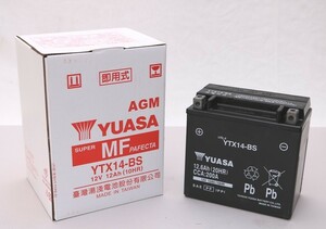 在庫有当日発送 TAIWAN YUASA 台湾ユアサ シールド型 バイク用バッテリー YTX14-BS