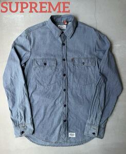 送料無料　新品未使用　SUPREME Levis Chambray Shirt シャンブレー　シャツ　リーバイス