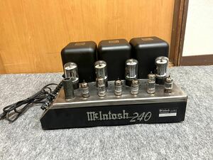 McIntosh マッキントッシュ MC240 パワーアンプ 真空管 