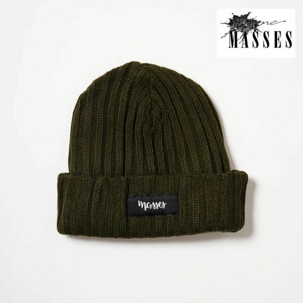 マシス　ニットキャップ/MASSES KNIT CAP OLIVE