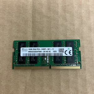 Z102 SK hynix ノートPCメモリ 16GB 2Rx8 PC4-2400T 動作確認済み　1枚