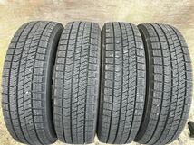 バリ山 シュナイダー LIGHT WEIGHT 14インチ 4.5J PCD100 4穴 ET43 ブリヂストン VRX2!! 155/65R14 21年製 4本 スタッドレスタイヤ_画像6