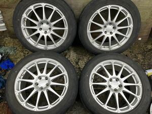 プロドライブ GC-012L 鍛造 17インチ 7.5J +51 5H 100 BS REGNO GR-XI 18年 225/50R17 4本