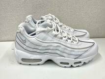 IYS62624 NIKE AIR MAX95 ESSENTIAL ナイキ エアマックス95 エッセンシャル ホワイト CT1268-100 24.5㎝ 箱無 現状品_画像3