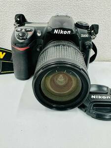 IYS63126 ニコン Nikon D200 デジタル 一眼レフ カメラ ボディ ブラック レンズセット NIKKOR 18-135㎜ 1:3.5-5.6 現状品