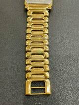 FS1111 ZITURA FINE GOLD 999.9 G 20 MICRONS FOND ACIER SAPHIR 腕時計 24金 2g インゴット スイス銀行 現状品_画像8