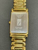 FS1111 ZITURA FINE GOLD 999.9 G 20 MICRONS FOND ACIER SAPHIR 腕時計 24金 2g インゴット スイス銀行 現状品_画像7