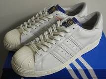 新品 スーパースターBT 2018年製 JP28.0cm 高級レザー BD7602 天然皮革 生産終了 イタリアンレザー adidas superstar_画像7