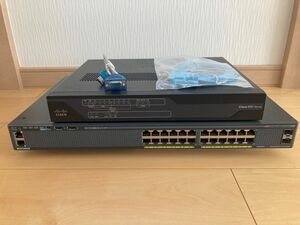 【CCNA、CCNP】2台Cisco891FJ、Catalyst2960 X