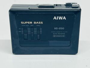 AIWA アイワ　ポータブルカセットプレーヤー HS-G30 未チェック 現状品 管理番号12029