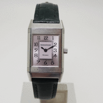 JAEGER LE COULTRE ジャガー・ルクルト レベルソ レディ クォーツ 260.8.08 電池交換済み 中古 皮バンド・尾錠社外品 送料無料！！_画像1