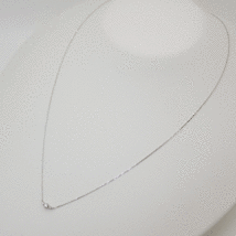 4℃　ヨンドシー K10 ホワイトゴールド　ダイヤネックレス 3Pダイヤ　ネックレス　1.0g　美品　箱付　40cm　送料無料！！_画像4