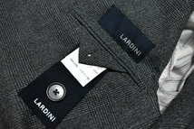 【送料無料】新品 LARDINI ラルディーニ Tessuto Esclusivo ウール ダブルスーツ 48 定価178000円 ブートニエール付属_画像8