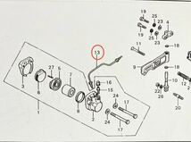 送料無料 ホンダ純正新品 CB350F CB400F 408 398用 フロント キャリパー ブレーキ パイプ ブレーキホース ジョイント 64C_画像2