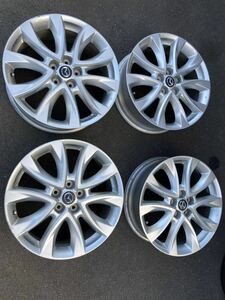 マツダ純正　アルミホイール　19×7j +50 114.3 5穴　　４本セット　マツダ　cx5 cx8 など