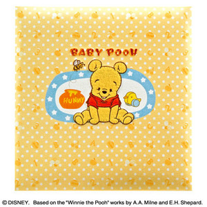  baby Pooh Pooh photograph photo album name inserting Disney celebration of a birth birthday present yellow 30861