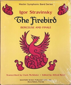 ストラヴィンスキー 火の鳥 (吹奏楽) 輸入楽譜 Stravinsky The Firebird master symphonic band series 洋書