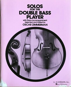 コントラバスの為のソロ曲集 (コントラバス+ピアノ) 輸入楽譜 Solos for the Double-Bass Player 洋書