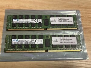 3871 Samsung サムスン 64GB サーバー使用 メモリ RAM 2枚セット PC4-2133P-RA0-10-DC0 32GB×2枚 動作確認済み 千葉県船橋市三咲 手渡可