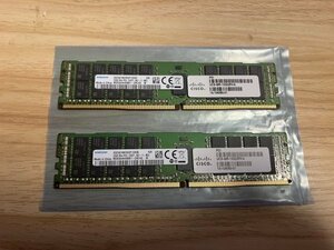 3864 Samsung サムスン 64GB サーバー使用 メモリ RAM 2枚セット PC4-2400T-RA1-11-MC0 32GB×2枚 動作確認済み 千葉県船橋市三咲 手渡可