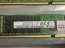 3864 Samsung サムスン 64GB サーバー使用 メモリ RAM 2枚セット PC4-2400T-RA1-11-MC0 32GB×2枚 動作確認済み 千葉県船橋市三咲 手渡可_画像3