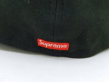 23SS シュプリーム ニューエラ キャップ ブラック 7 5/8 SUPREME Script New Era 中古品 [B128U402]_画像2