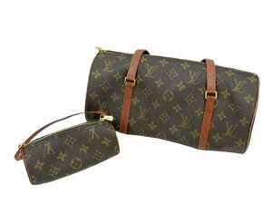 ルイヴィトン モノグラム パピヨン30 ハンドバッグ シリアルSP0060 鞄 LOUIS VUITTON ミニボストン付き 中古品 [B166U428]